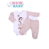 2-dielna súprava New Baby Giraffe bežová