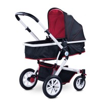 Detský kočík 2v1 CARETERO Compass red