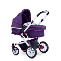 Detský kočík 2v1 CARETERO Compass purple
