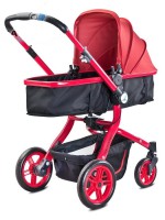 Detský kočík 2v1 CARETERO Navigator red