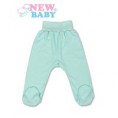 Dojčenské polodupačky New Baby tyrkysové