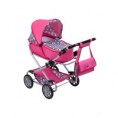 Detský kočík pre bábiky 2v1 New Baby Ruženka