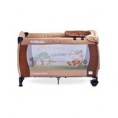 Cestovná postieľka CARETERO Medio brown-beige