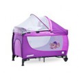 Cestovná postieľka CARETERO Grande purple 2016