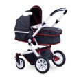 Detský kočík 2v1 CARETERO Compass red