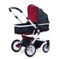 Detský kočík 2v1 CARETERO Compass red